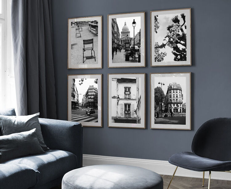 Постеры в черно-белом стиле