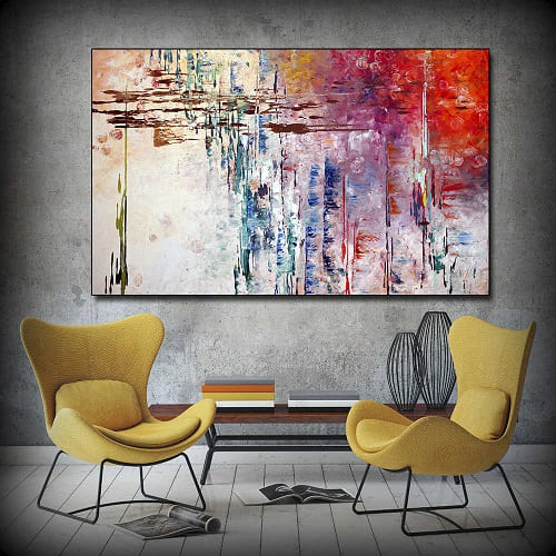 Большие постеры абстрактного характера на стену